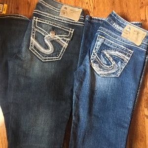 Silver jeans